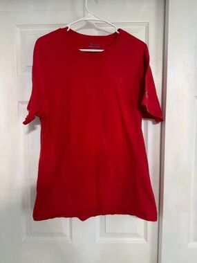 Champion Short-Sleeve Crewneck Tee in Red